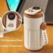 Smart Display Temperature 316 Stainless Steel Vacuum Cup 450mls - $11.24