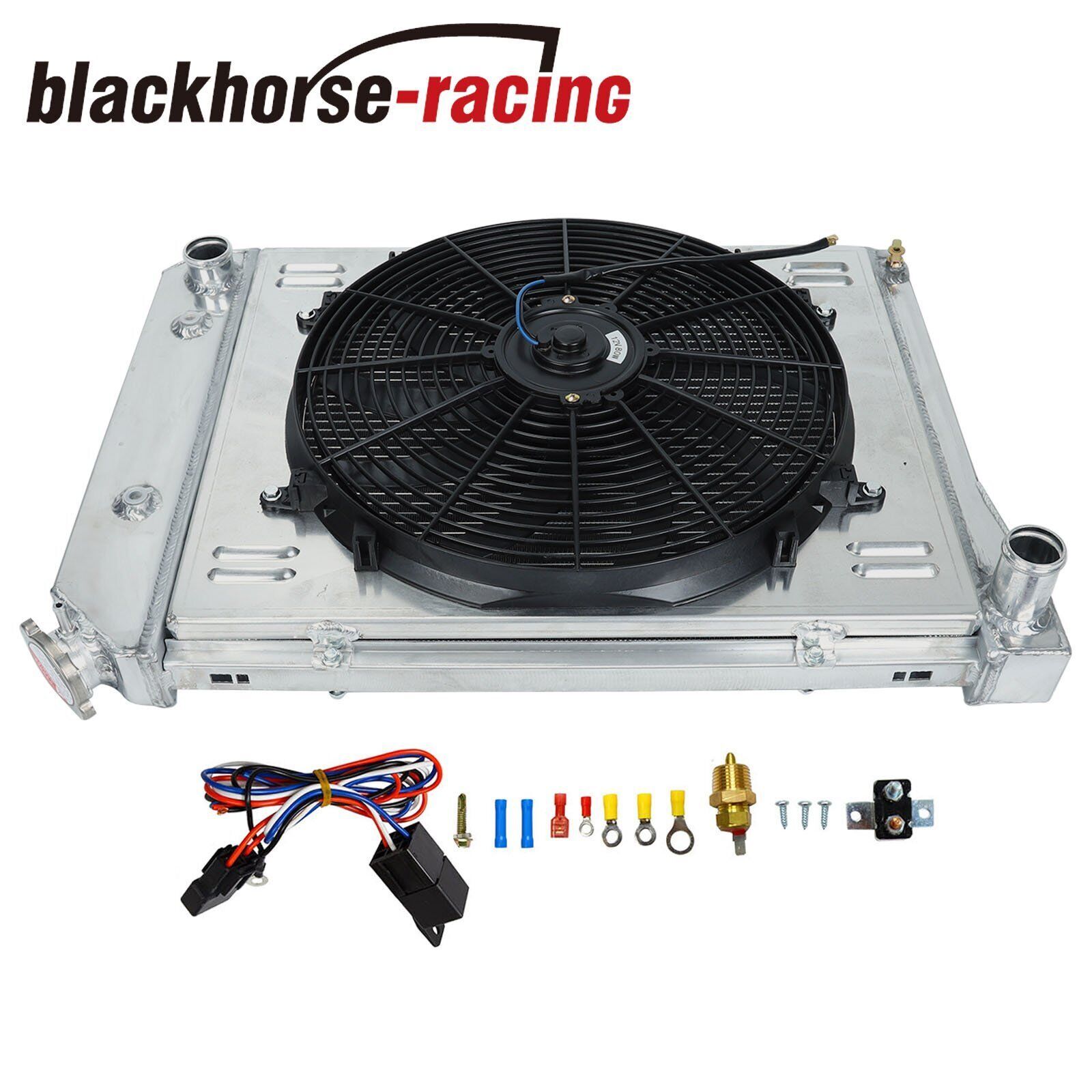Primary image for For 68-88 Chevy Camaro Chevelle El Camino Monte 3 Row Radiator+Shroud Fan+Relay