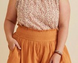 Hayden La Ruffle Detail Ditsy Tank - Plus Cream - $38.00