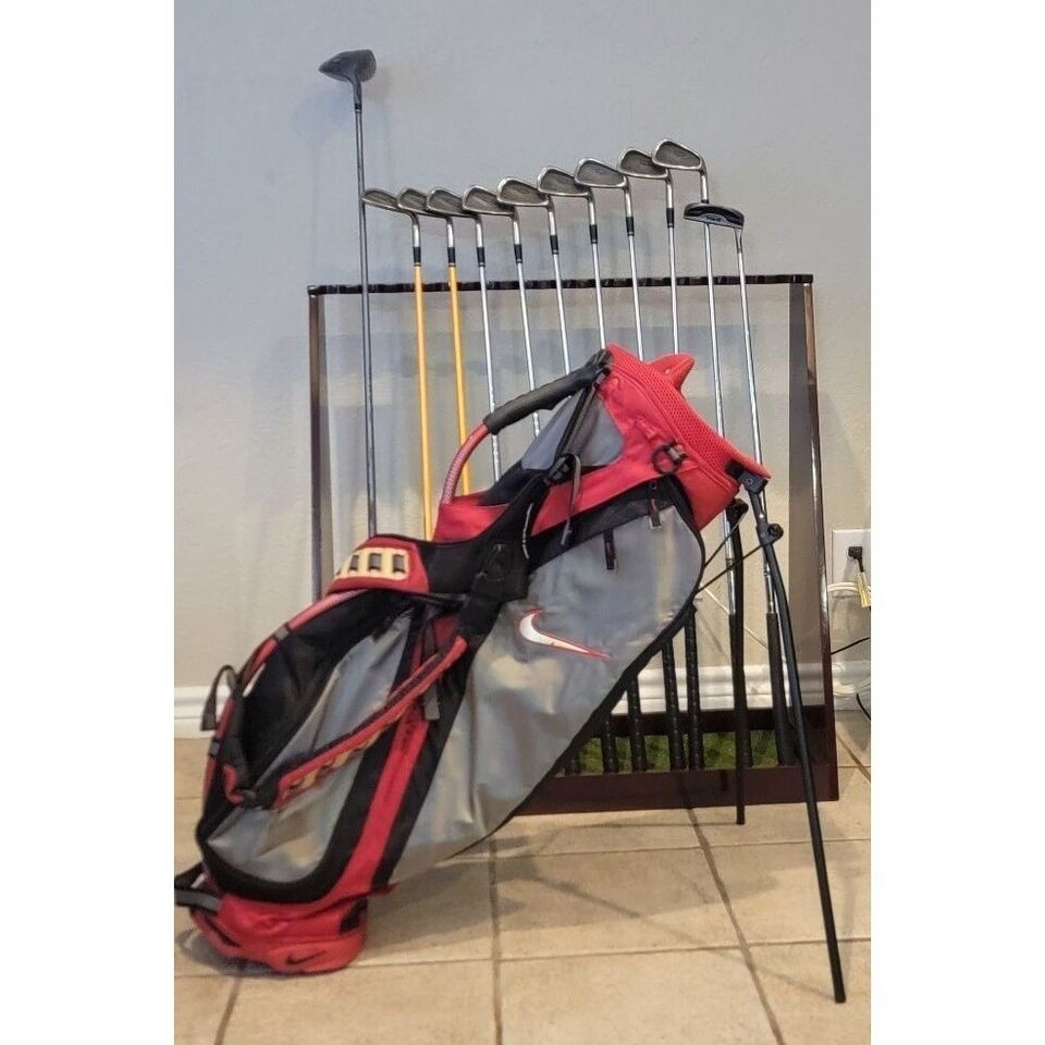 Cobra Men's Golf Set With Nike Golf Stand Bag / Regular Flex - $338.63