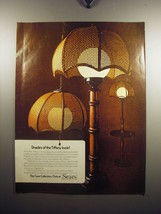1973 Sears Cane collection Lamp Shades Ad - Shades of the Tiffany Look - £14.60 GBP
