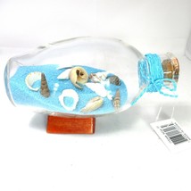 Scene in Bottle Beach Sea Shells Beach Life Glass Sealed with Cork - £16.88 GBP