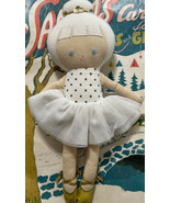 Amelie Ballet Doll in White with Gold Polka Dots by Alimrose - £20.41 GBP