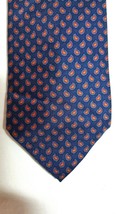 Jos A Bank Executive Collection Blue Paisley Mens Tie  59&quot; length 3.5&quot; width - £9.48 GBP