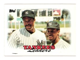 1988 Topps #459 Yankees Leaders TL New York Yankees - £1.58 GBP