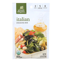 Simply Organic Italian Salad Dressing Mix 0.7 oz, Case of 12 packets, kosher - £25.96 GBP