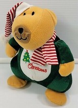 National Entertainment Network Merry Christmas Holiday Stuffed Plush Bea... - $5.93