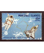 Marshall Islands C21 MNH Air Post Space Shuttle Astronaut ZAYIX 0424S0002M - £1.17 GBP