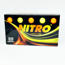 Nitro Golf Crossfire 30 Ball Pack Golf Balls Yellow Orange NEW - $446.24 MXN