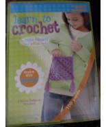 Leisure Arts Learn To Crochet for Kids Purse Kit Open Box - £9.91 GBP