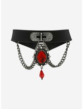 Blackheart Goth Vampy Vintage Victorian Style Choker Necklace - £15.94 GBP