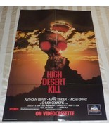 High Desert Kill (1989) - Original Cult Horror Video Store Movie Poster - $23.93 CAD