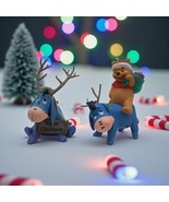 Winnie The Pooh &amp; Eeyore Ornament (s01) &amp; Happy Christmas Eeyore (s07) P... - $454.60 MXN