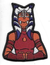 Star Wars Ahsoka Tano Die-Cut Clinched Fist Image Embroidered Patch NEW ... - £6.21 GBP