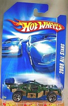 2008 Hot Wheels #57 All Stars ROLL CAGE Green-Gold Plate w/Chrome ORUT5 Spokes - £5.97 GBP