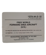 Army Training Cards GTA 44-2-15 Free World Forward Area Aircraft U.S. Se... - $314.12 MXN