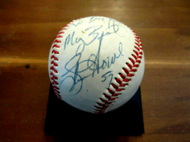 Steve Howe My Best 1996 Wsc Yankees A/S Roy Signed Auto Game Used Baseball Jsa - $197.99