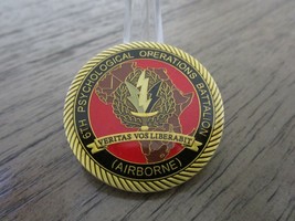 6th Psychological Operations Battalion Airborne US Army CDR Challenge Coin #92E - £14.89 GBP