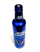 Houston Texans Limited Edition 16 Oz 2018 Bud Light Aluminum Bottle Blue... - £7.10 GBP