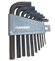 Husky Metric Allen Wrench Set 1.5 to 10 Blue Black 10 Pieces - £6.13 GBP