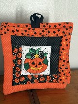 NEW Vintage B&amp;D Patchwork Halloween Potholders Jack-O-Lantern Pumpkin 2 ... - $27.71