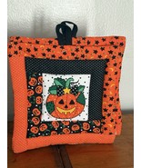 NEW Vintage B&amp;D Patchwork Halloween Potholders Jack-O-Lantern Pumpkin 2 ... - $512.21 MXN