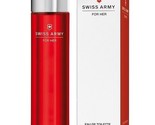SWISS ARMY FOR HER * Victorinox 3.4 oz / 100 ml EDT Women Perfume Spray - £35.04 GBP