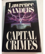 Capital Crimes book by Lawrence Sanders, Hardcover, vintage 1989 - £3.94 GBP
