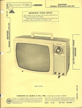Sams Photofact - Set 846 - Folder 1 - Nov 1966 - Bradford Models WTG-60376/384 - £17.09 GBP