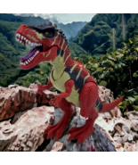 2008 Chap Mei Toys R Us 16&quot; Red Devil T-Rex Dinosaur Roar Sound &amp; Lighte... - £14.12 GBP