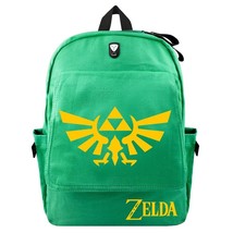 Legend of Zelda Series Backpack Schoolbag Daypack Bookbag Yellow Logo - $36.99