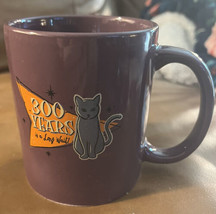 Disney Hocus Pocus &quot;300 Years is a Long Wait&quot; Purple Coffee Mug BINX CAT New - £11.84 GBP