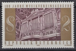 ZAYIX - Austria 864 MNH Organ Great Hall Music Academy   071122S77M - £1.20 GBP