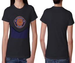 Chicago Bears American Football  Black Cotton t-shirt Tees For Women - $14.53+