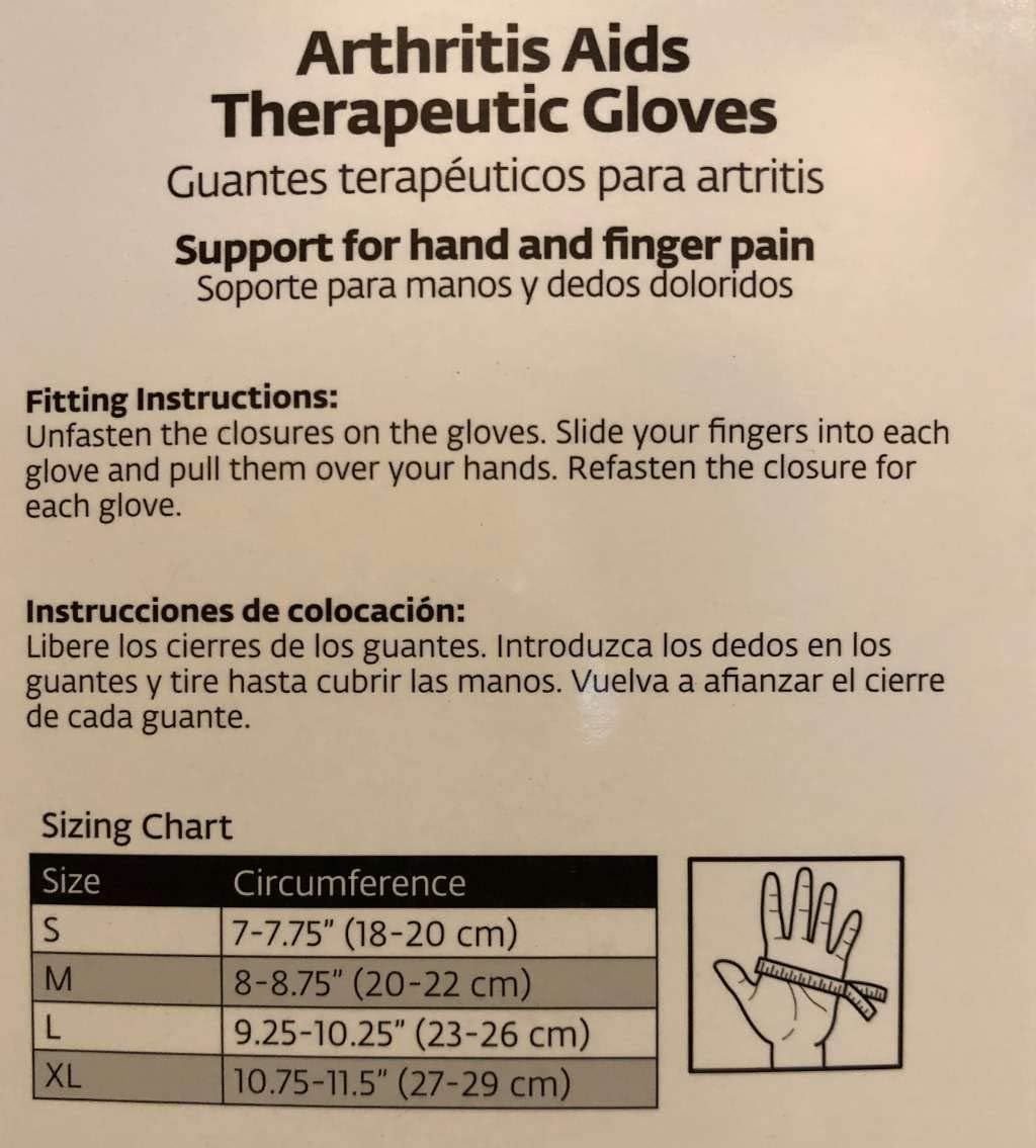 DJO Bell-Horn Arthritis Aids Therapeutic Gloves in Taupe Size: Large Item image 2