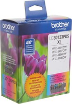 Cyan, Magenta, And Yellow Genuine Brother Printer Lc30133Pks 3-Pack, Lc3013. - $48.97