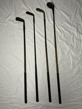 Set Of 4 Vintage Hickory Shaft Golf Clubs MacGregor Spalding Irons Putte... - $1,382.82 MXN