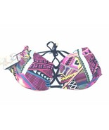 SELFIE Women’s Size L Mix &amp; Match Lace Bikini Top Multicolour By Kim Rus... - £15.62 GBP