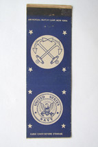 United States Navy 20 Strike Military Matchbook Cover Receiving Sta Brooklyn, NY - £1.17 GBP