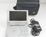 Polaroid PDV-0700 Portable DVD Player with Battery, Case &amp; Power Adapter - £31.85 GBP
