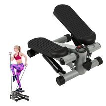 Mini Stepper Exercise Machine Stair Stepper with Resistance Band, Fitness Steppe - £89.49 GBP
