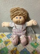 Cute Vintage Cabbage Patch Kid Toddler 1988 Head Mold #3 Violet Eyes - £124.66 GBP
