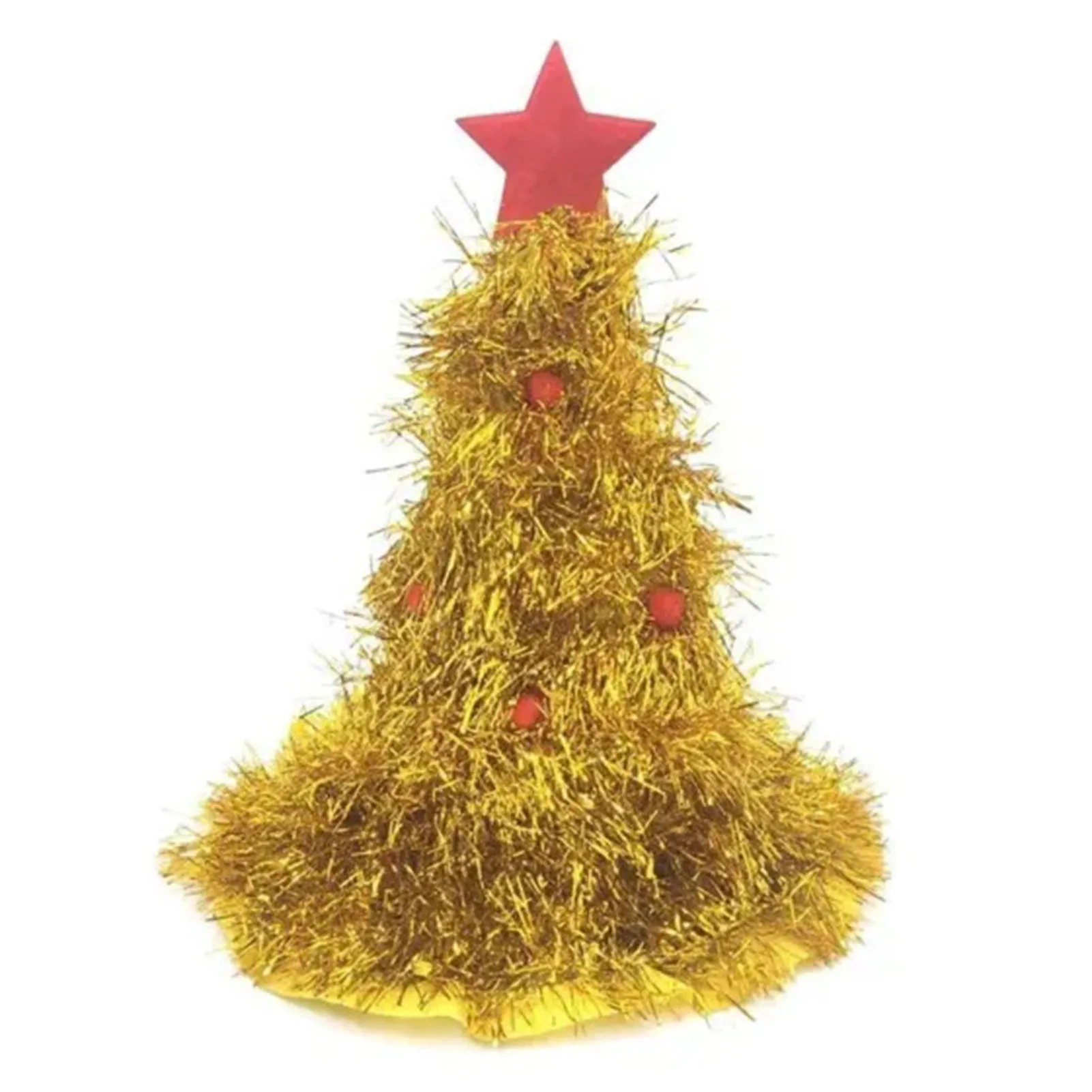 Christmas Tree Party Hat 40cm Height Christmas Tree Hats for Christmas Dress Up - £10.47 GBP+