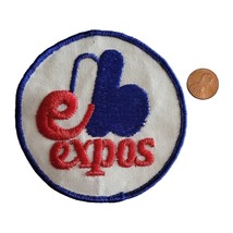 Montreal Expos VTG 4&quot; Embroidered Cloth Logo Patch MLB Baseball Memorabilia - £11.21 GBP