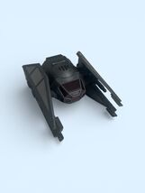 Star Wars First Order TIE Silencer Ship Toy Red Cockpit Black Vehicle - $17.73