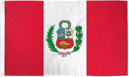 3x5 Peru Flag Peruvian Country Banner South American Pennant Bandera Outdoor New - £3.85 GBP