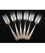 MODJESKA aka BEDFORD Salad Dessert 6 1/8&quot; L Forks Set/6 Oneida Community - £14.16 GBP