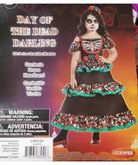 Day Of The Dead Darling Halloween Dress Size M 8-10 (LOC TUB-115) - $29.69