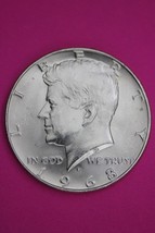 Gem BU 1968 D John F Kennedy Half Dollar 40% Silver Same Coin In Pics TO... - $11.49