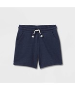 Cat &amp; Jack Girls Knit Midi Pull On Shorts XXL Plus (18) Midnight Blue New - £10.15 GBP